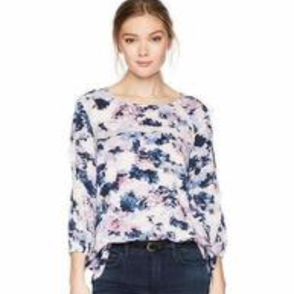 Vintage Amercia Blues floral blouse